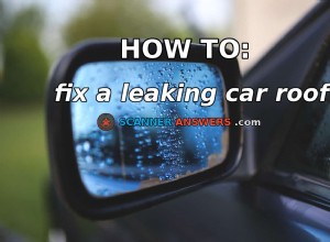 How to Fix a Leaking Car Roof