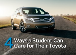 4 Ways a Student Can Care for Their Toyota