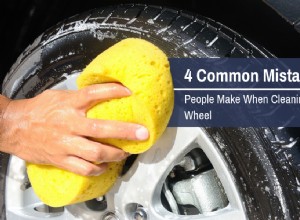 4 Common Mistakes People Make When Cleaning a Car Wheel