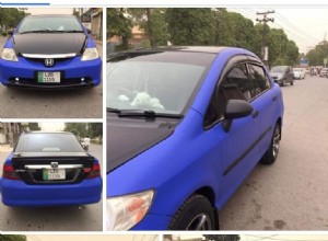 Car Wrapping in Pakistan Price with material detail