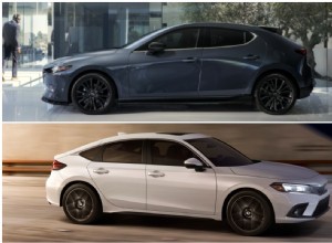 2022 Mazda3 vs. 2022 Honda Civic: Which Hatchback Is Safer?