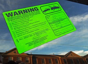 How to Remove a Parking Violation Sticker From Your Car Window