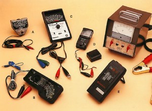 Checking the electrics with a multimeter