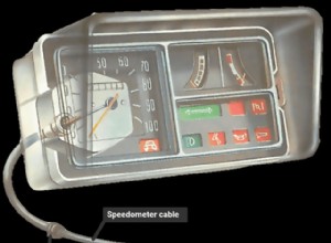 Fitting a new speedometer cable