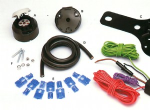 Fitting a towing socket