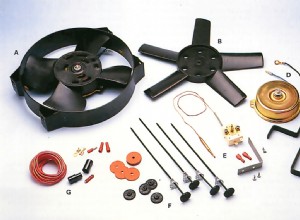 Fitting an electric fan to a car