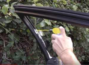 Car Window Sticking to Rubber? Lubricate Car Window Tracks