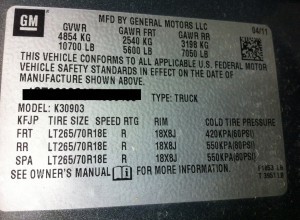 Why Your Truck s Tires Failed State Inspection: The Importance of Correct Load Rating